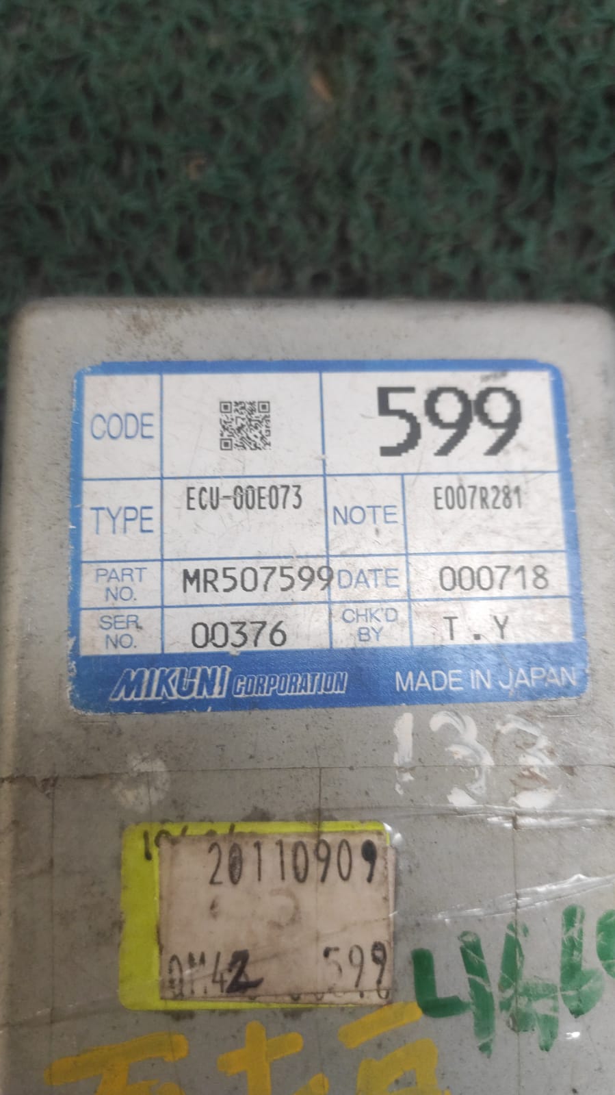 Cerebro controlador de aceleración Mitsubishi Chariot grandis - Space wagon 1998