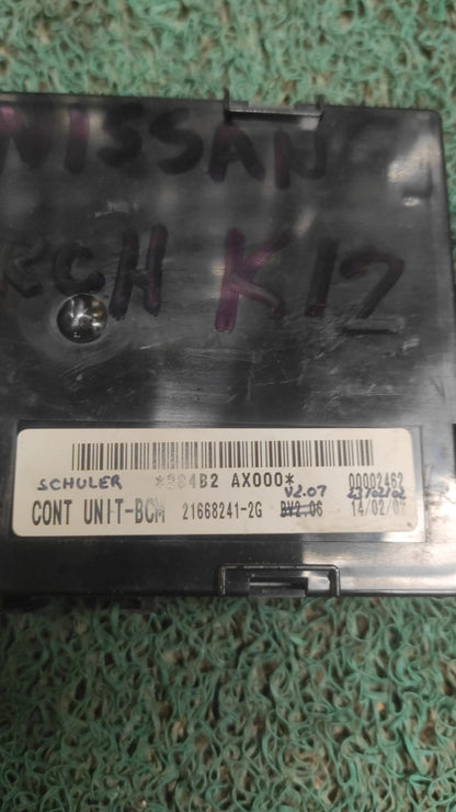 Modulo BCM Nissan march K12...cod 984