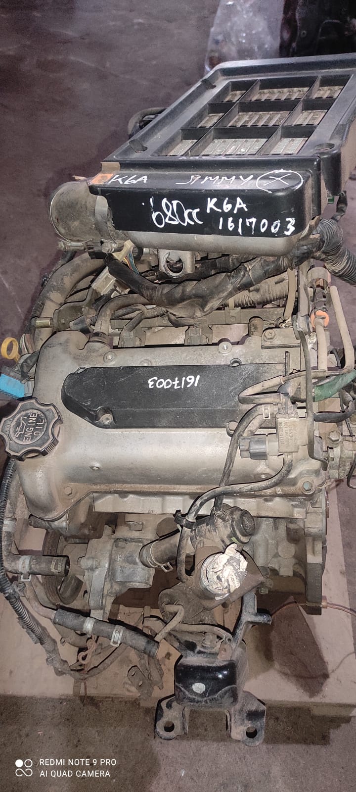 Motor pelado Suzuki K6A Jimmy