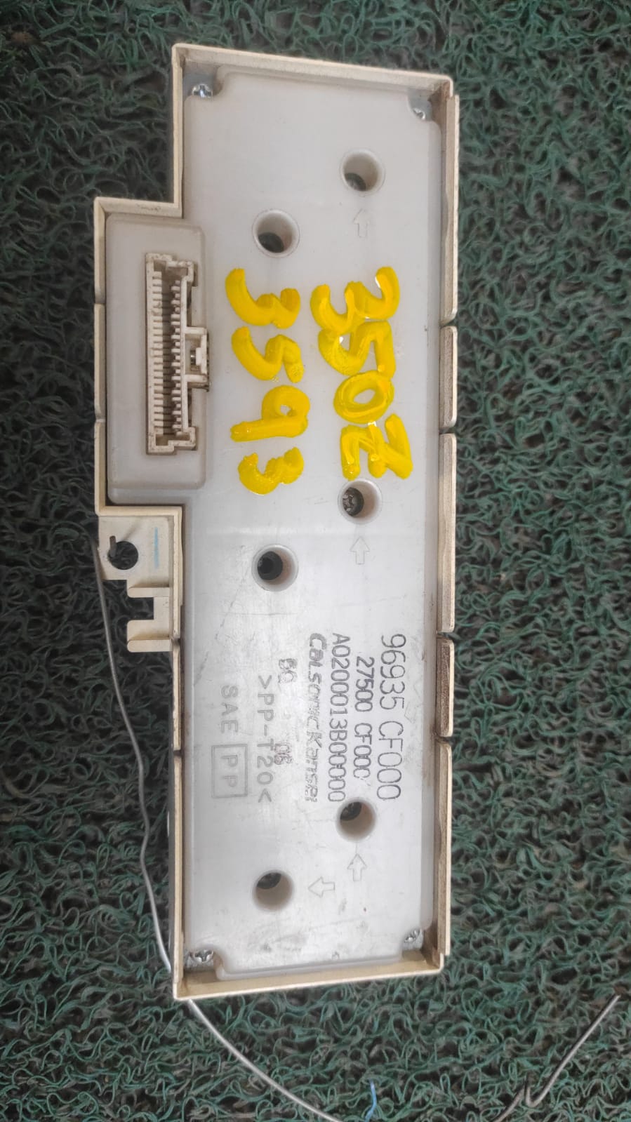 Panel de control A/C 350z