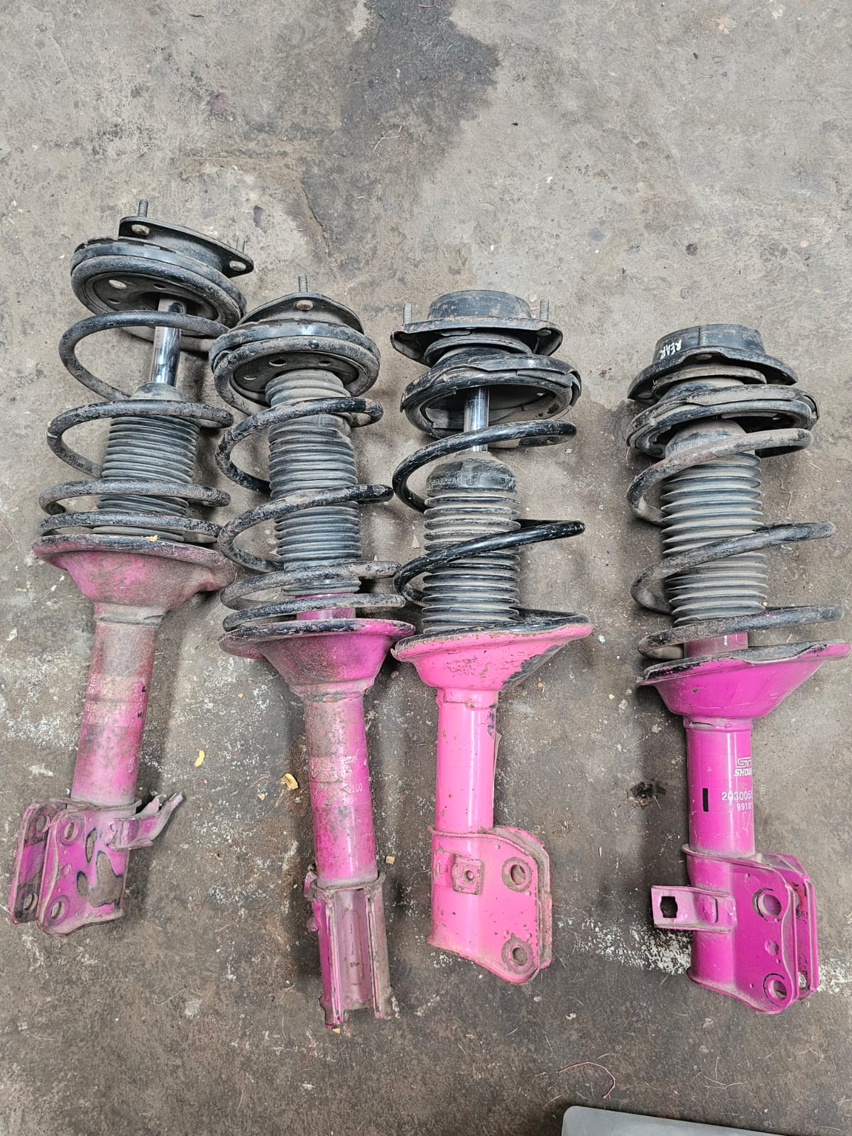 Suspension Legacy Impreza GC8 juego